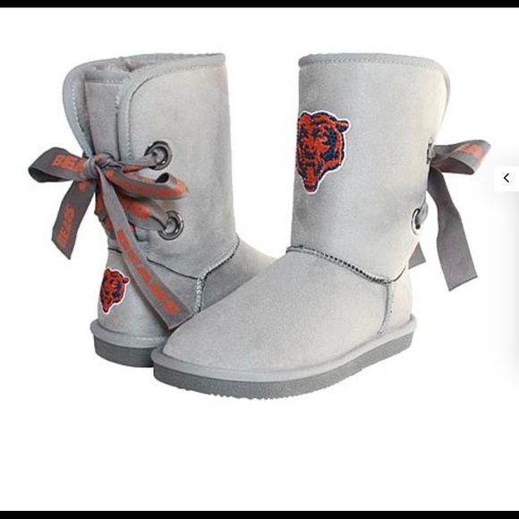 cuce Shoes - NEW Crystal NFL Bears logo boots